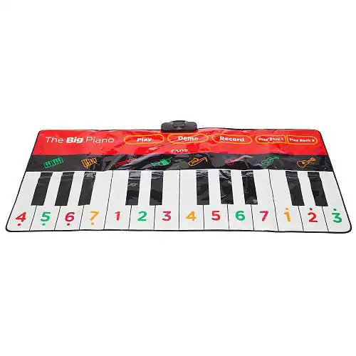 Tapete para tocar piano de chão, tapete de música padrão de instrumento  musical volume ajustável para crianças criança para festa de aniversário  para casa : : Brinquedos e Jogos