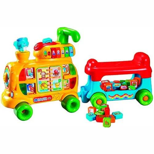 Andador Trem Alfabeto com Som e Luz - Vtech