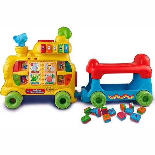 Andador Trem Alfabeto com Som e Luz - Vtech