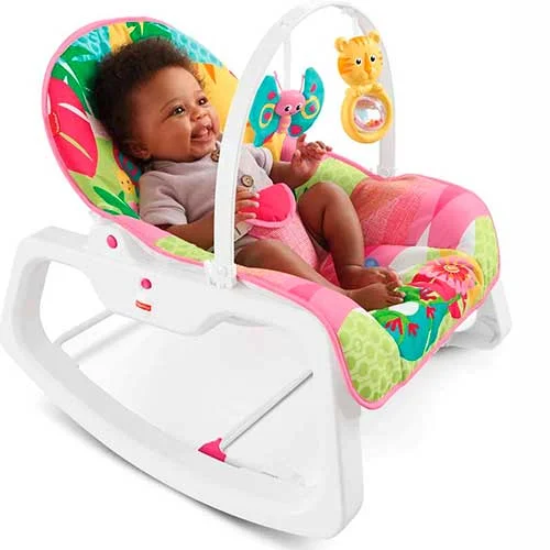 Cadeirinha de Descanso Tigre Rosa - Fisher Price