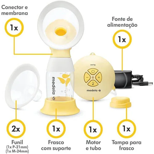 Bomba extratora de leite elétrica Swing Flex - Medela