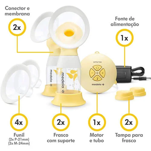 Bomba extratora de leite elétrica Swing Maxi - Medela