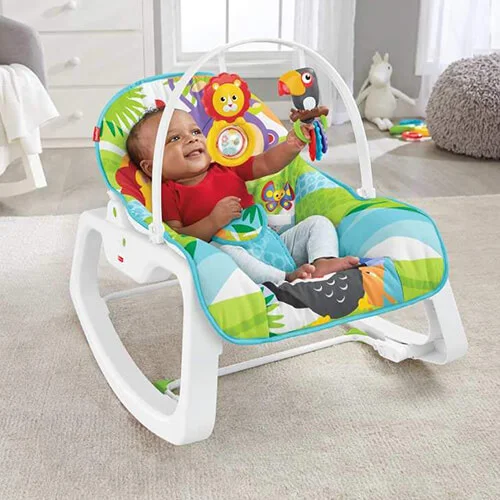 Cadeirinha Macaquinho e Leão - Fisher Price