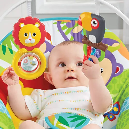 Cadeirinha Macaquinho e Leão - Fisher Price