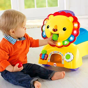 Apoiador Leãozinho 3 em 1 - Fisher Price