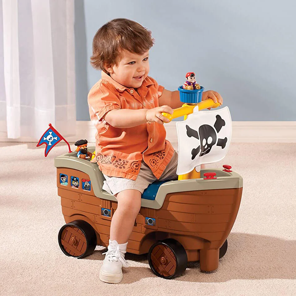 Andador Navio Pirata 2 em 1 - Little Tikes