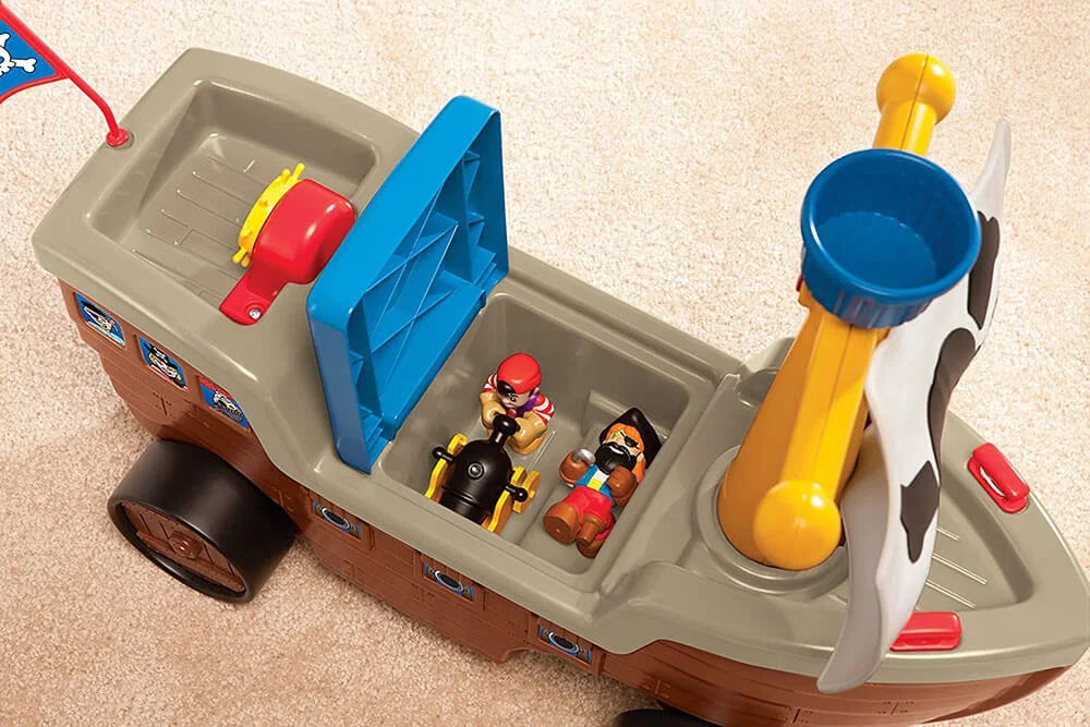 Andador Navio Pirata 2 em 1 - Little Tikes