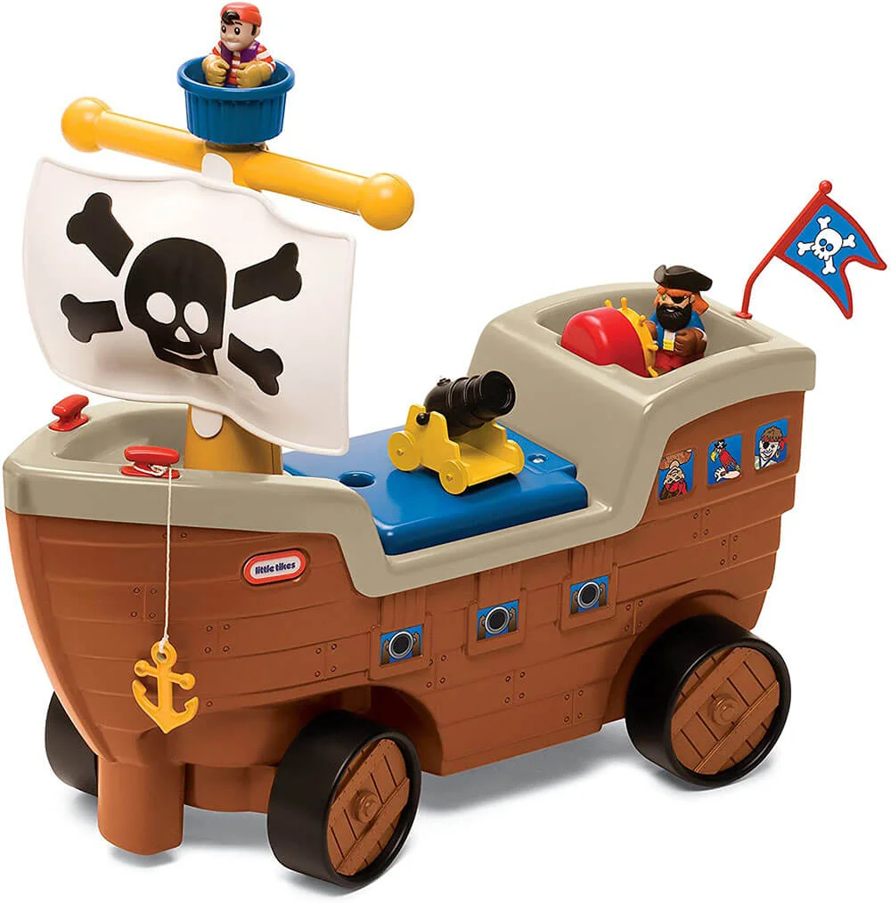 Andador Navio Pirata 2 em 1 - Little Tikes