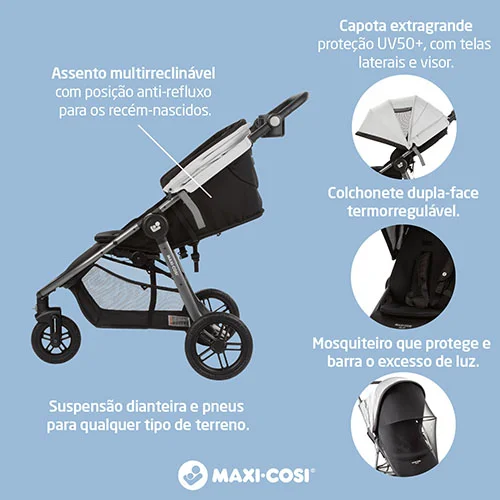 Carrinho de passeio GIA XP - Maxi-Cosi (0 a 30Kg)