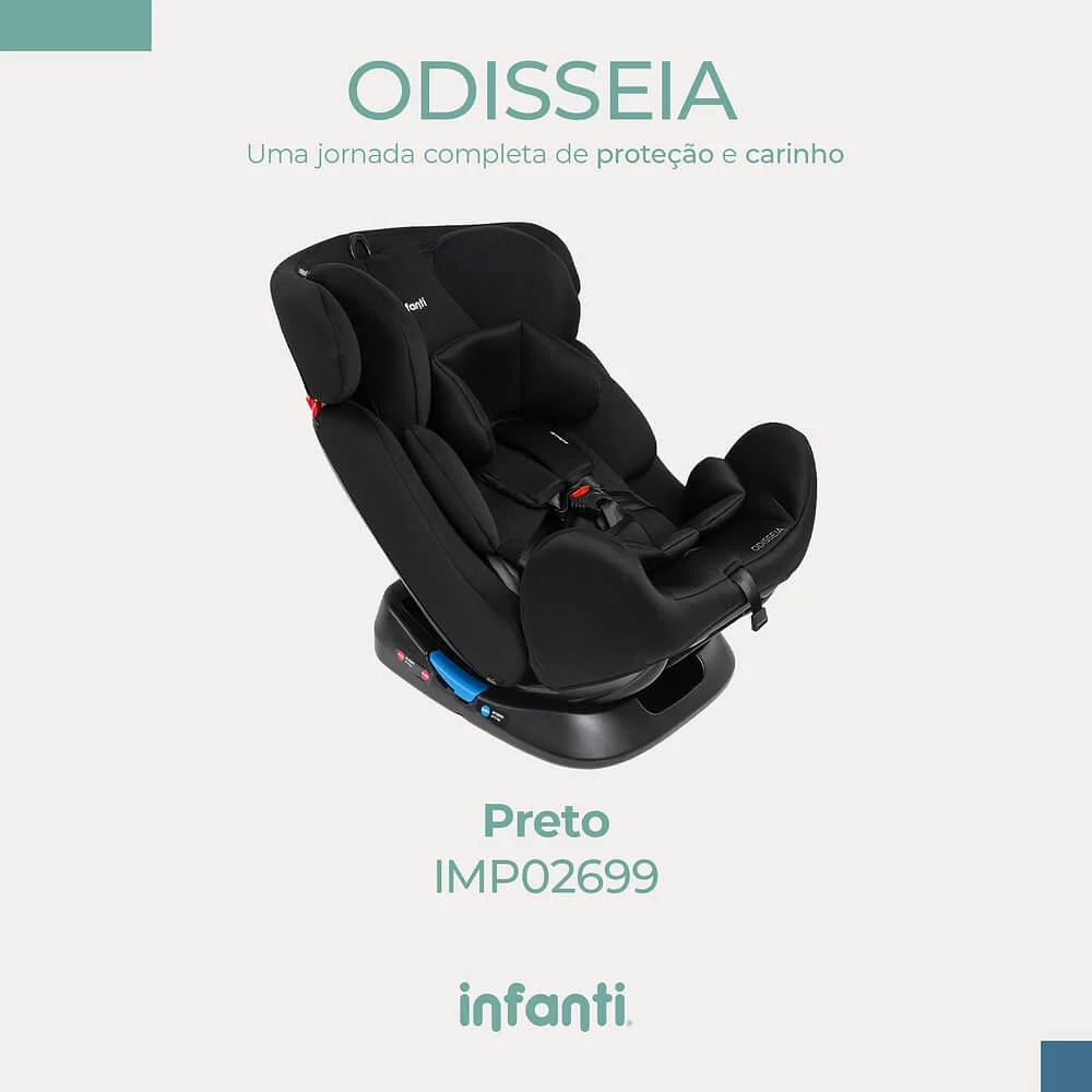 Cadeirinha de automóvel Odisseia - Infanti (0 a 36 Kg)