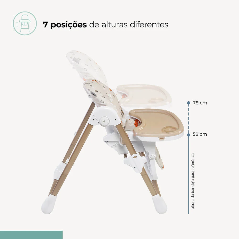 Cadeira de Refeição Panacota - Infanti (6 meses a 23 Kg)
