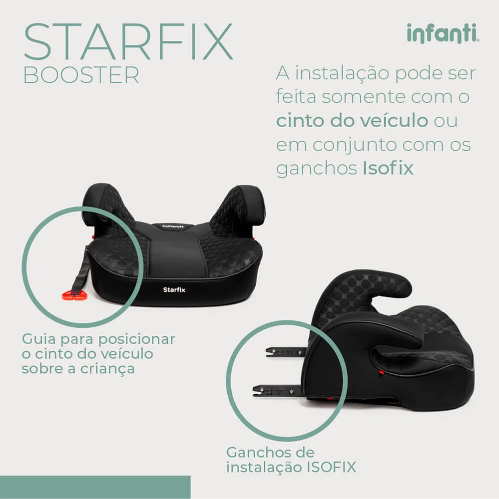 Booster Starfix (Com ISOFIX) - Infanti (15 a36kg)