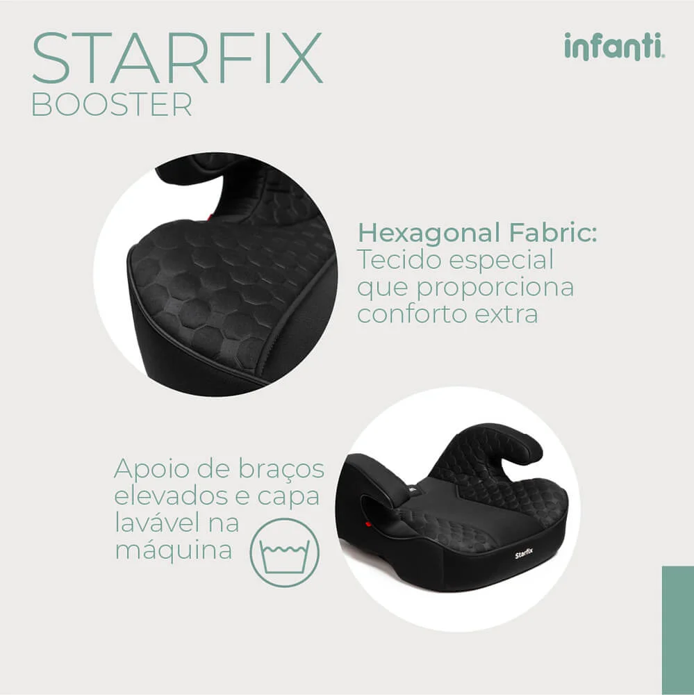 Booster Starfix (Com ISOFIX) - Infanti (15 a36kg)